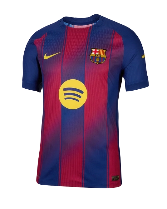 домашняя футболка Barcelona, вид спереди