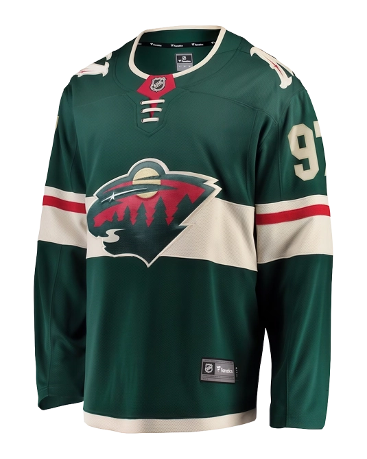 домашнее джерси Кирилла Капризова Minnesota Wild, вид сзади