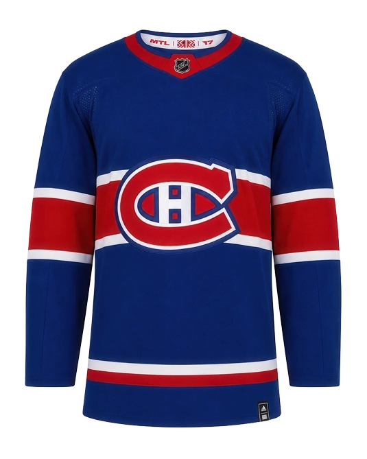 альтернативное джерси Montreal Canadiens 2020/21 Reverse Retro, вид спереди